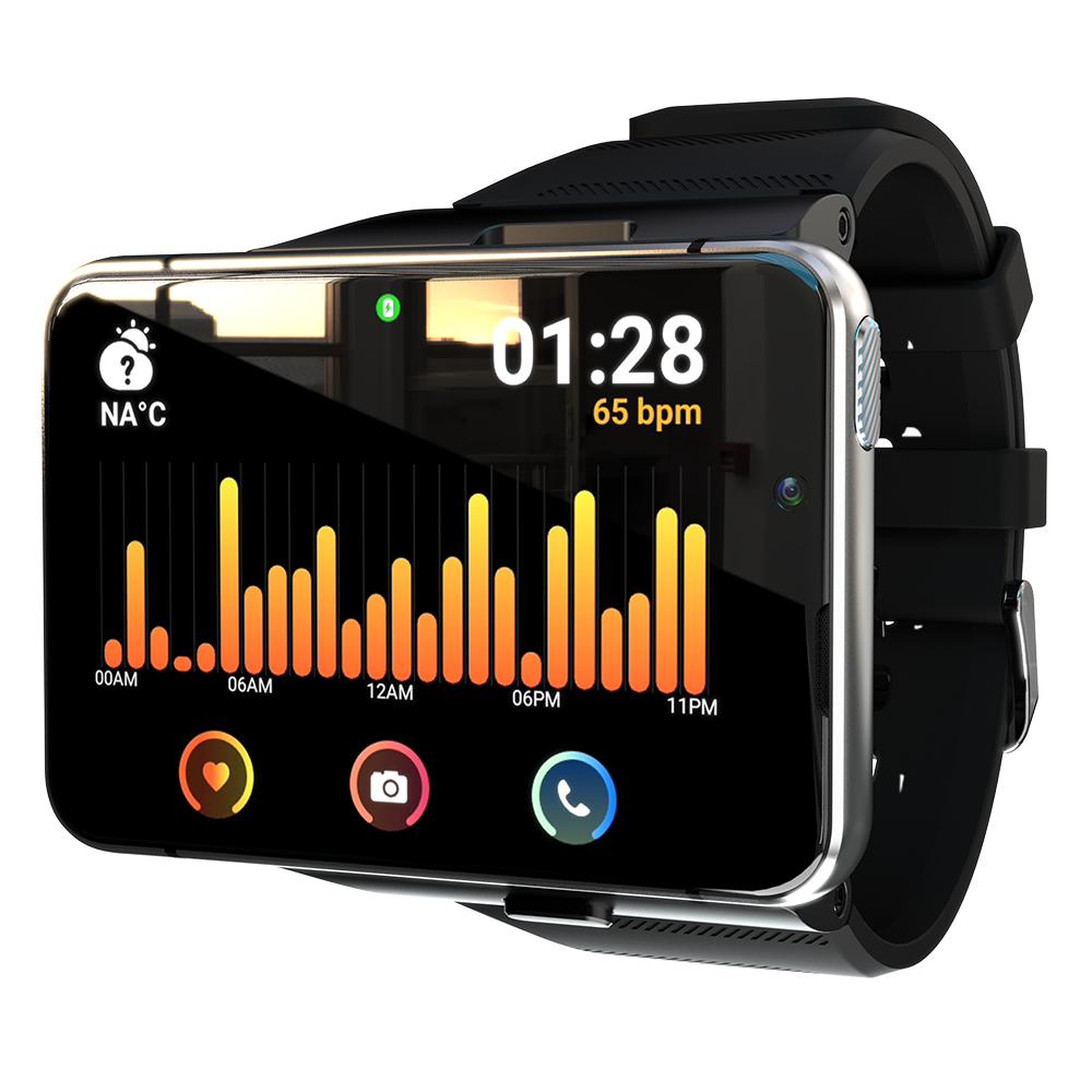 Cheap A smartwatch with a 2.88 inch screen, a SIMslot and a pulsometer