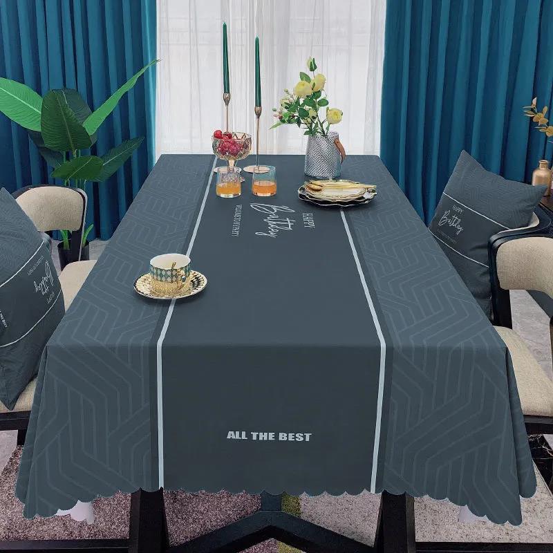 Buy Tablecloth Waterproof and Oilproof Tablecloth Disposable Modern