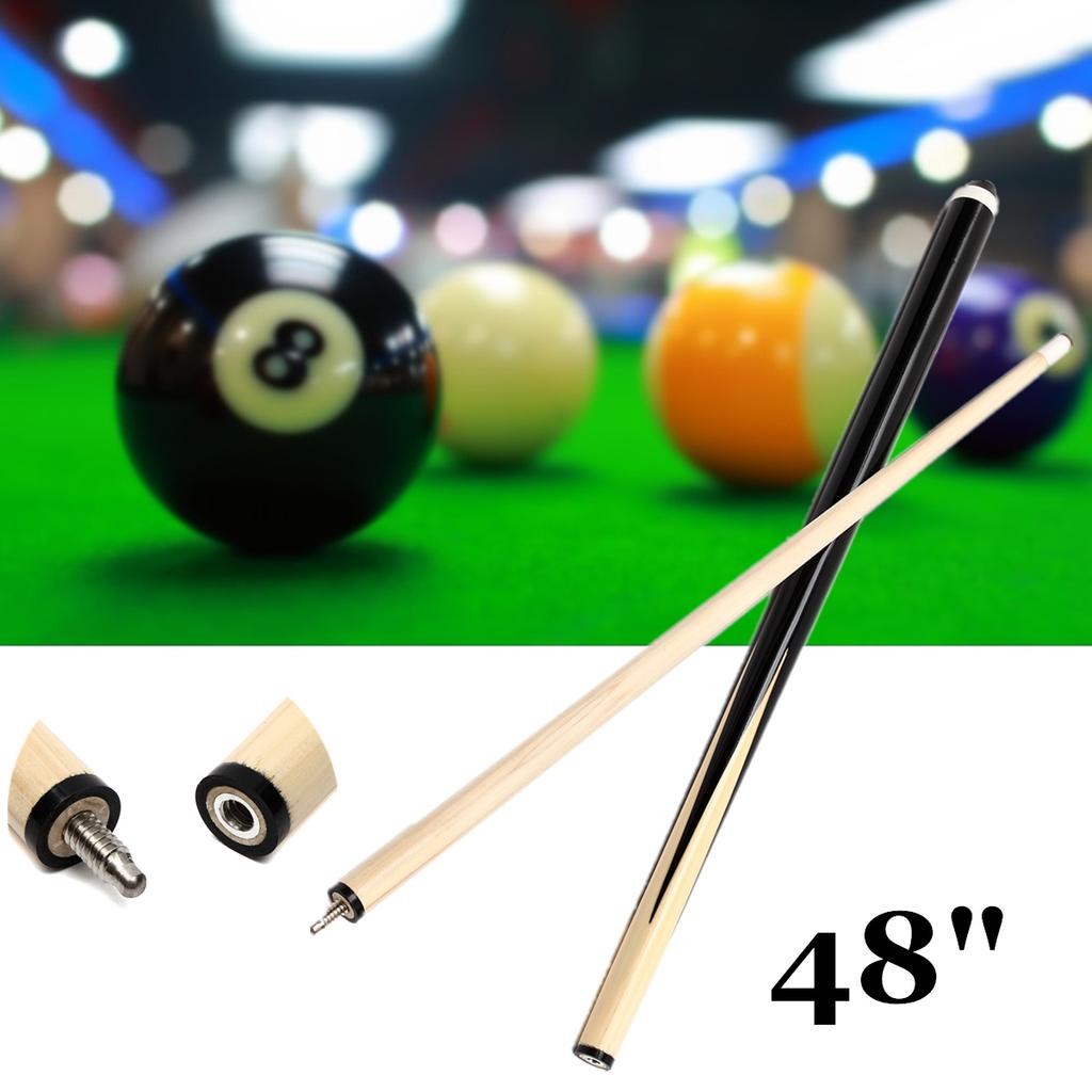 Buy 48inch 2Piece Hardwood Pool Cue Stickes Billiard Snooker Cue Stick Joint Snooker Game Sport