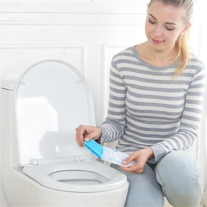 Pocket Size Travel Disposable Hygienic Toilet Seat Cover Mat Anti