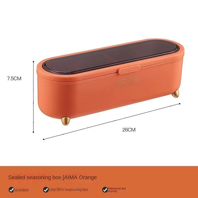 Cheap Spoon Condiment Container Organizer Storage Box Kitchen