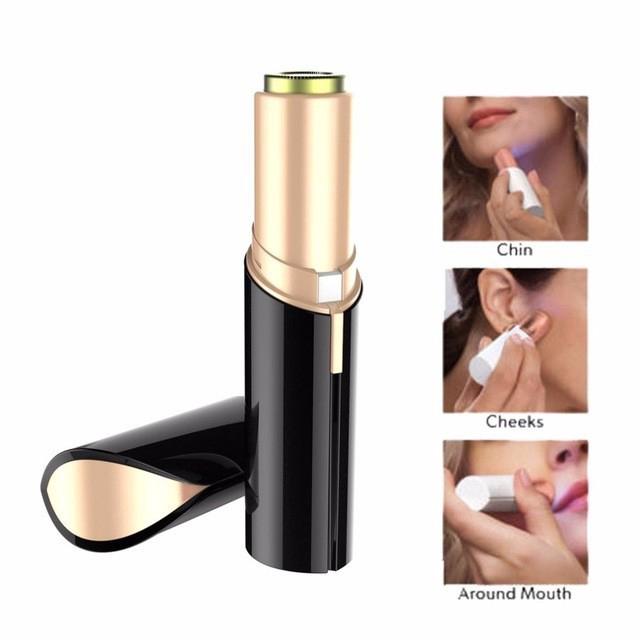 Buy Portable Eyebrow Epilator Facial Hair Removal Mini Lipstick Eybrow