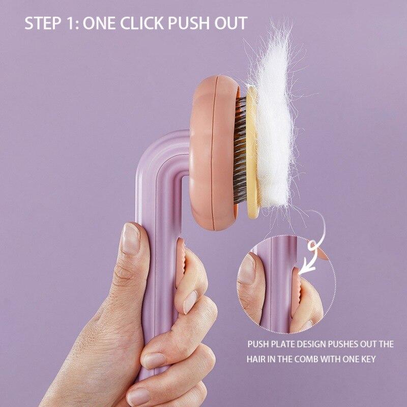 Buy Self Cleaning Slicker Comb for Dog Cat Puppy Rabbit Grooming Brush