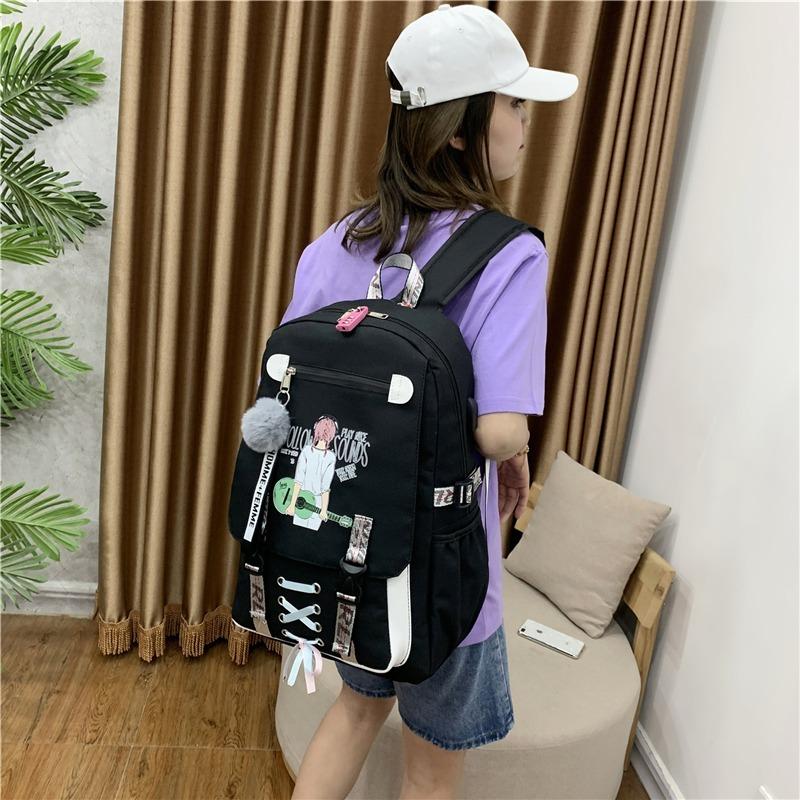Buy School Bags for Girls Women Bag for School Backpack USB Teenage