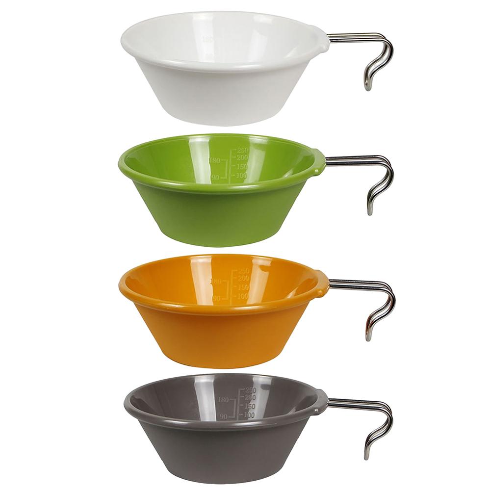 Cheap Mini Camping Bowl with Foldable Handle Camping Water Cup