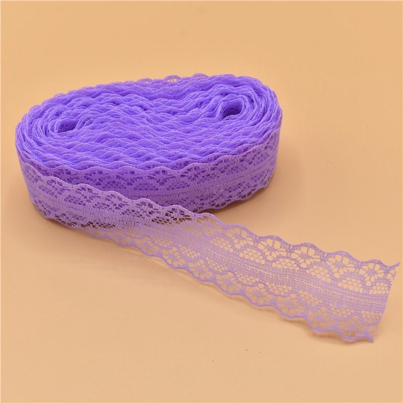 Buy 10 Yards Lace Ribbon Tape Trim Fabric DIY Embroidered Net Lace for