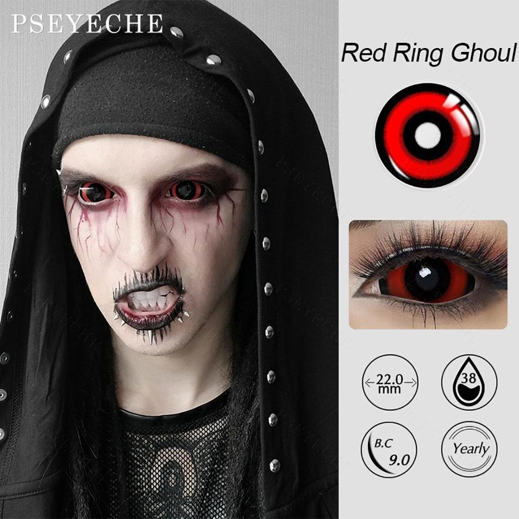 Buy 22MM Sharingan Sclera Lenses Three Magatama Halloween Contact