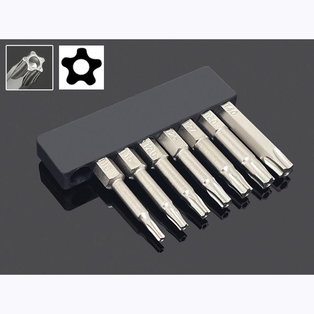 Cheap 7Pcs Set Star Bit Screwdriver Drill Bits Screw Driver 1/4" Hex Shank Hand Tools