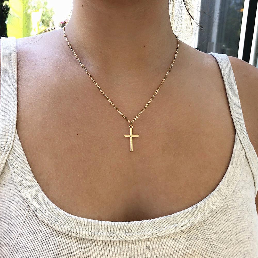 Cheap Jesus Cross Religious Necklace Choker Necklace Women Jewelry Joom