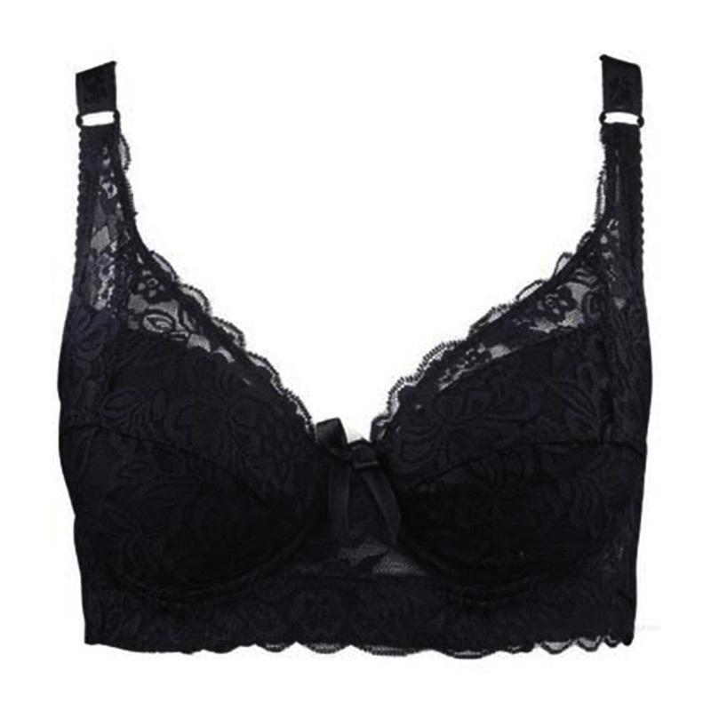 Buy Fashion 9 Colors Lace Bra Deep V Push Up Padded Bras Underwear