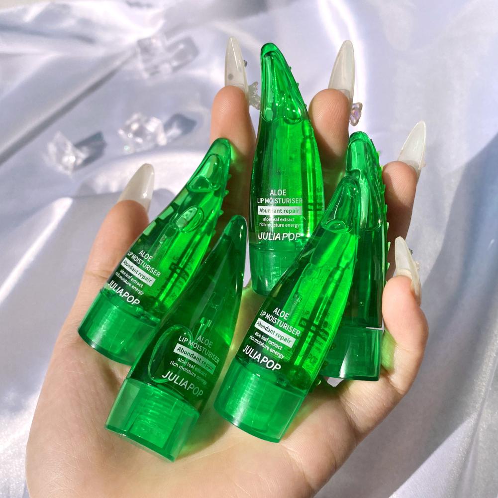 Buy Aloe Vera Lip Oil Relieves Dryness Moisturizing Lip Gloss Lip Care