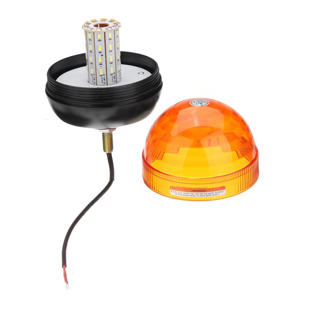 1pcs 40LED Roof Rotating Flash Amber Beacon Strobe Tractor Warning