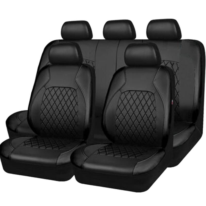 Buy PU Leather Universal Car Seat Covers Airbag Compatible Waterproof