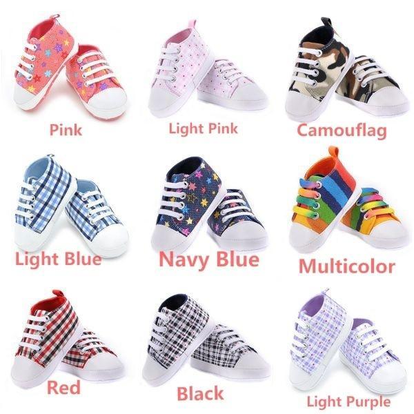 Buy Newborn Baby Boys Girls Shoes First Walker Soft Sole Crib Casual