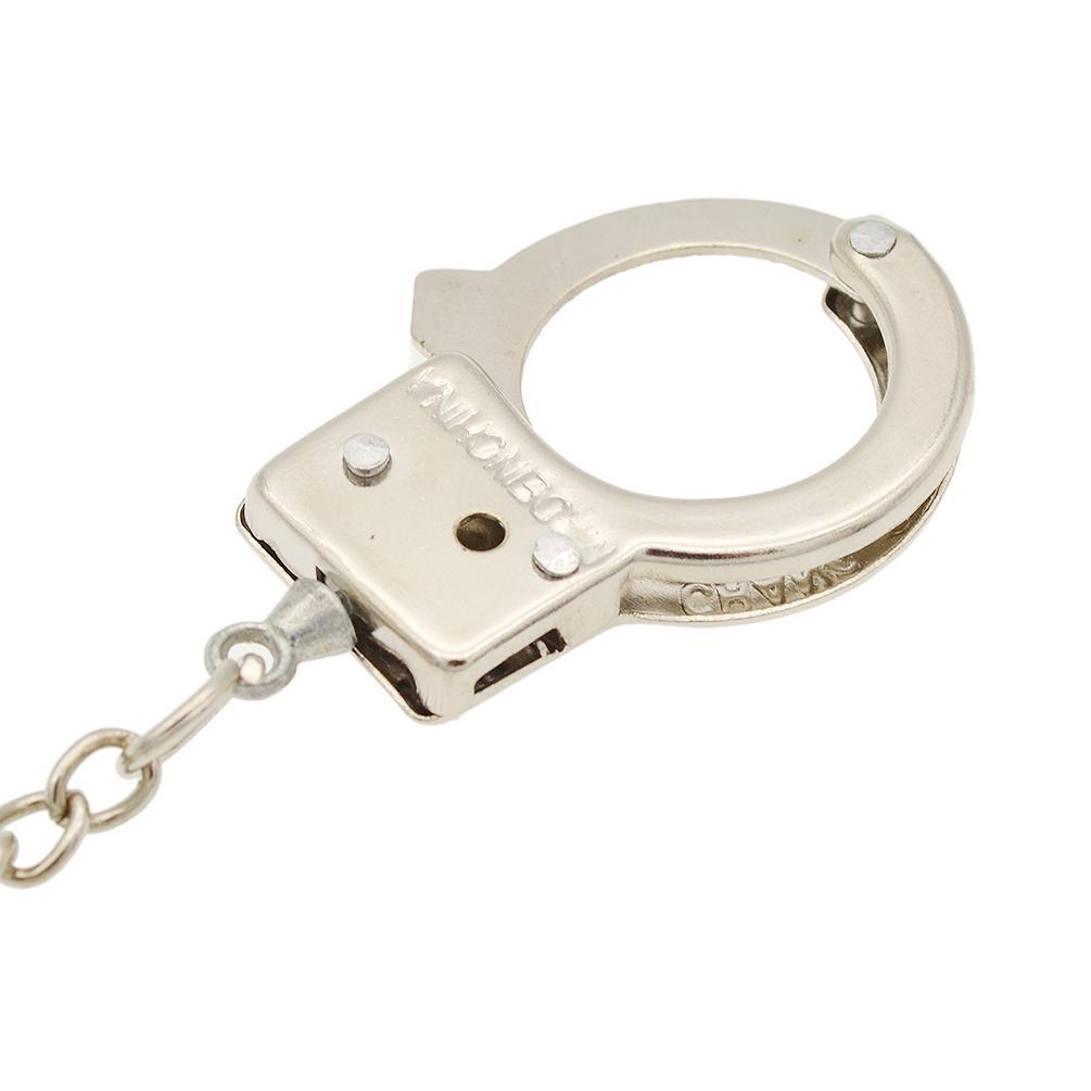 Buy DIY Accessories Metal Simulation Handcuffs With Key For Small Mini
