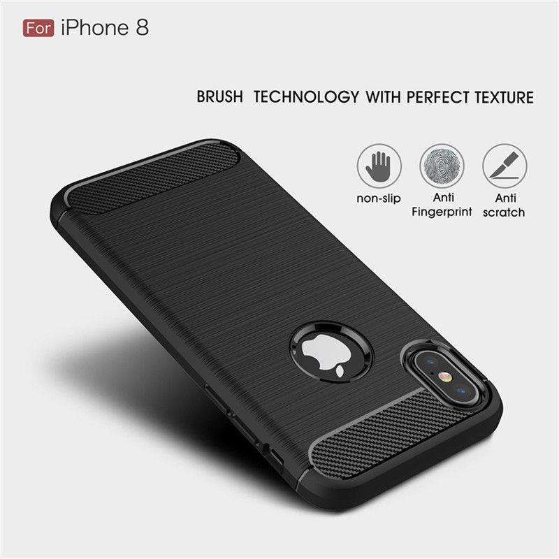 Buy Fashion Premium Brushed Armor Soft Silicone TPU Back Cover Cell