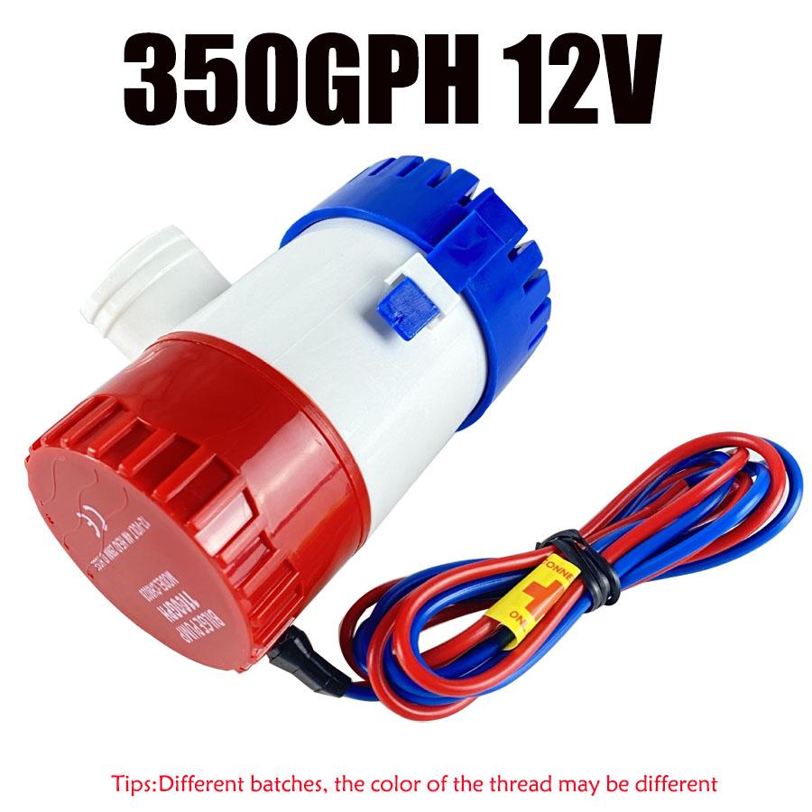Buy 350/500/750/1100GPH Bilge Pump Electric 12/24V for Boat Submersible