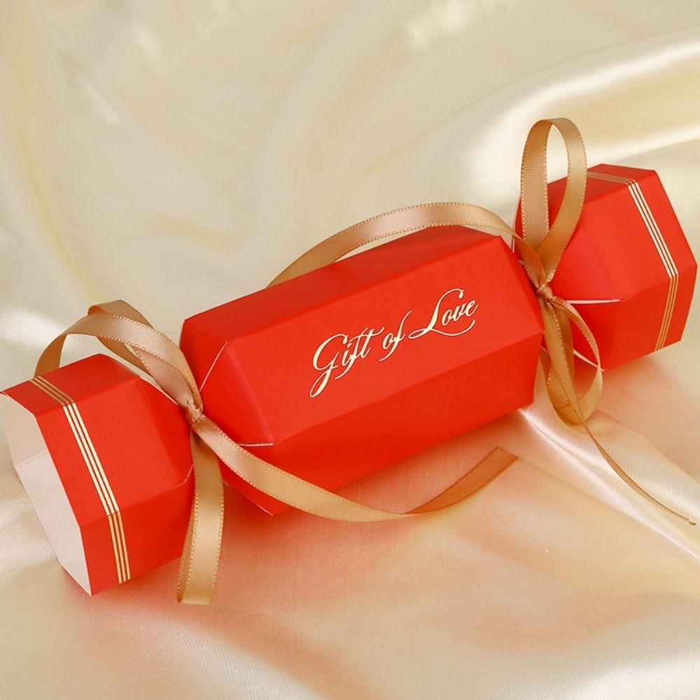 10pcs Creative Gifts Box Sweet Cracker Bags Baby Shower Candy Boxes