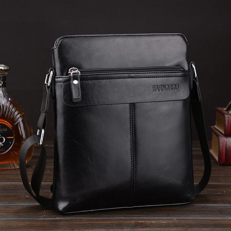 Buy Fashion Men's Pu Leather Business Crossbody Bags Durable Shoulder