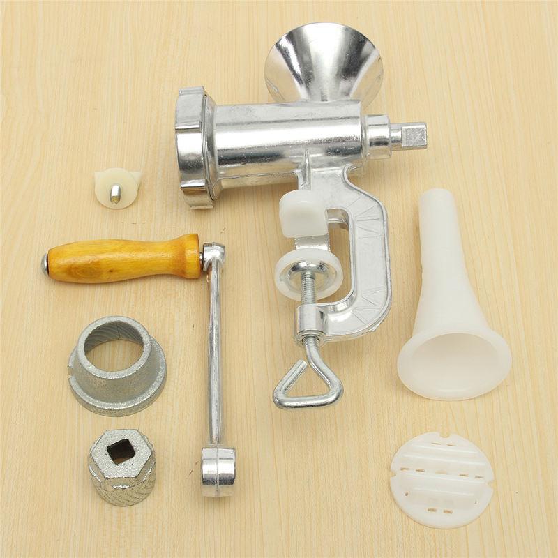 Buy Hand Operated Crank Meat Grinder Mincer Heavy Duty Cast Iron Pasta Maker Manual Kitchen Tool