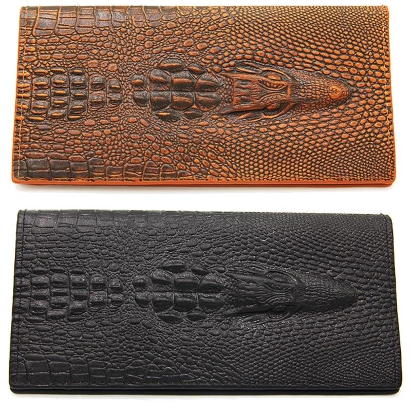Buy MENBENSE Alligator Top Genuine Leather Wallet for Men Crocodile