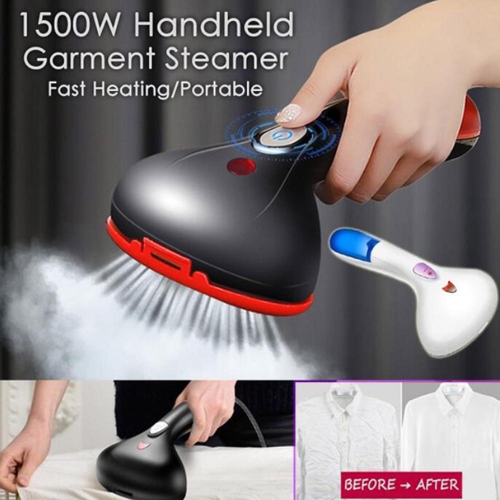 Hand Steamer Clothes Small Handheld Portable Travel Iron Steam Generator White uk 220v 【コンビニ受取