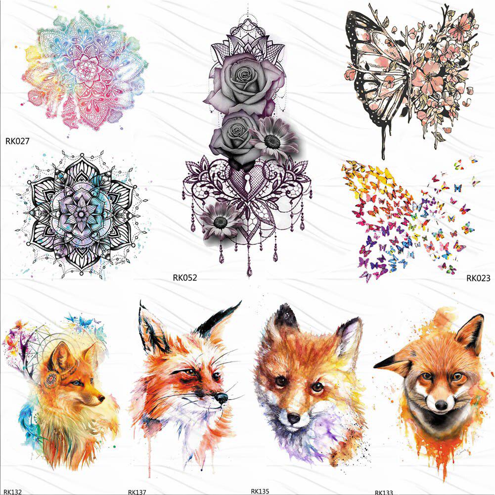 Buy Watercolor Mandala Flower Temporary Tattoos For Women Fake Tatoos Butterfly Rose Fox Tattoos Paper At Affordable Prices — Free Shipping, Real Reviews With Photos — Joom 1001_x_1001_jpg