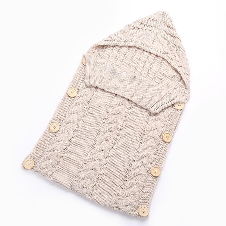 Buy Newborn Infant Baby Knitted Sleeping Bag Baby Clothes Wadded Sleep