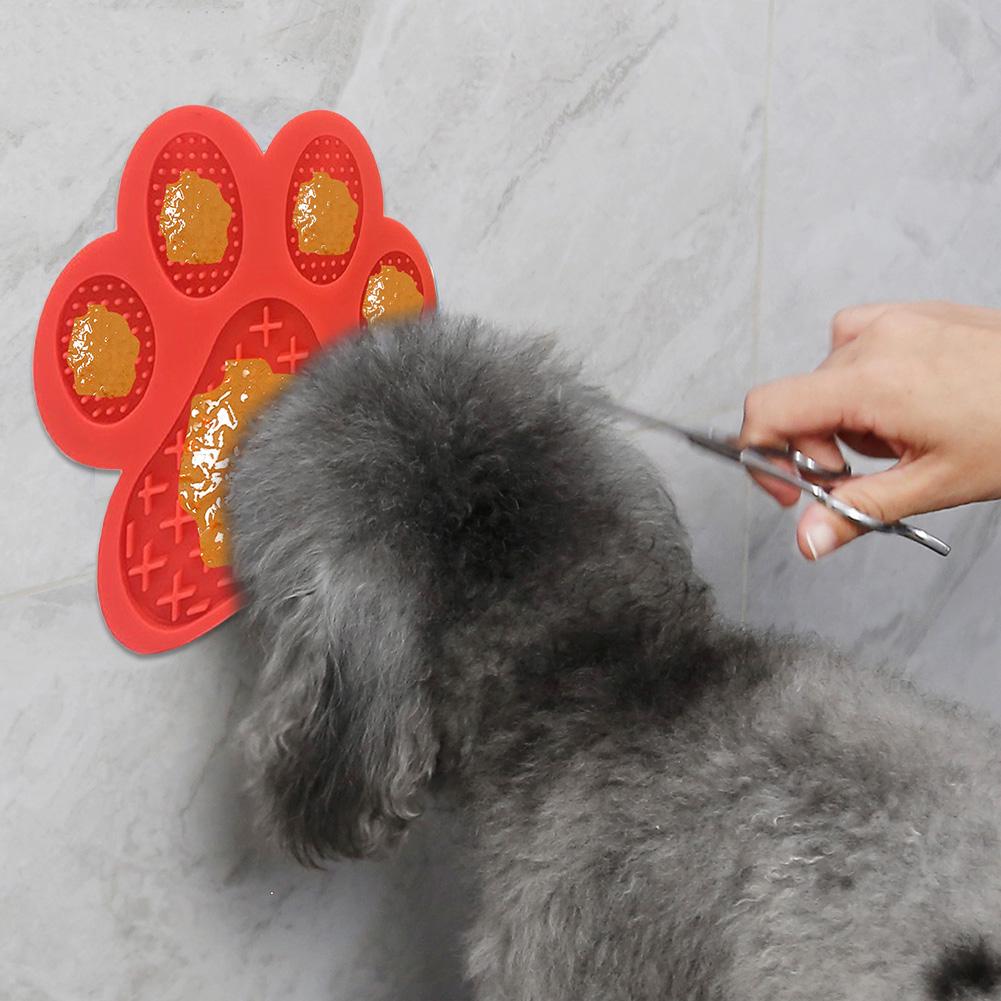 Buy Dog Lick Pad Pet Bathing Distraction Pads Silicone Slow Feeder Lick