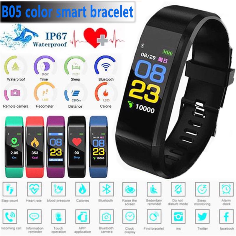 Buy Original New 115 Plus Waterproof Smart Band Heart Rate Sport