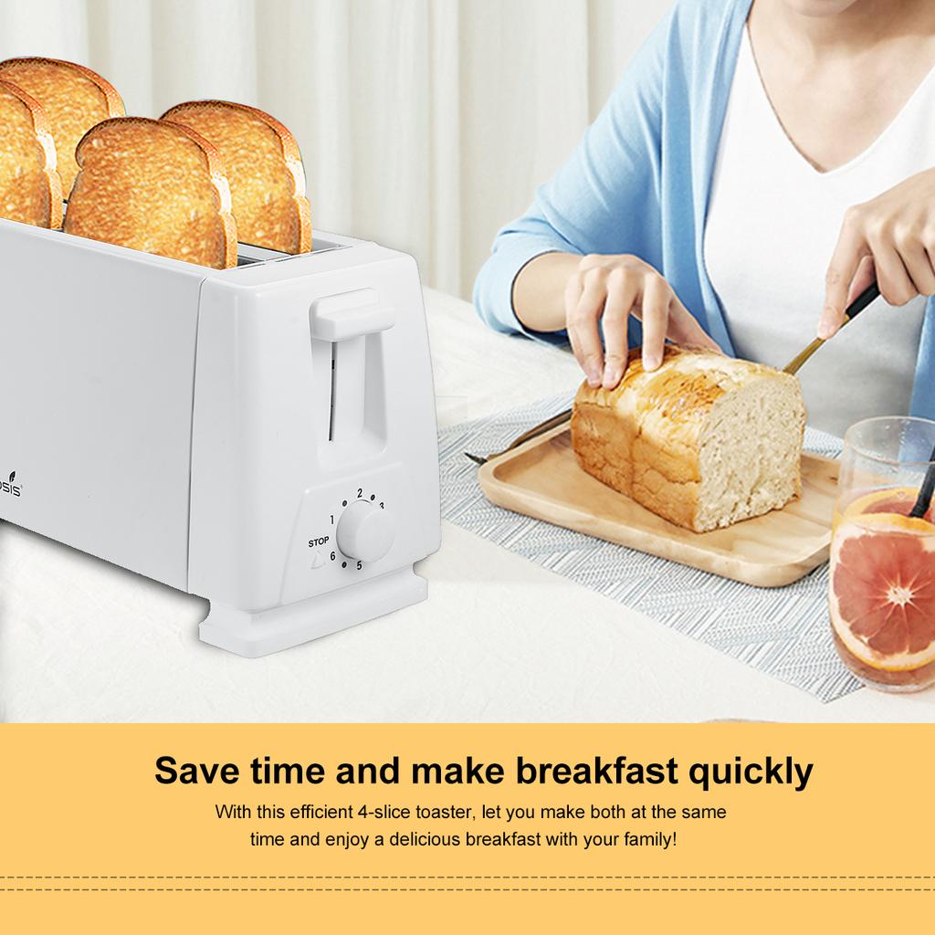Buy Bread Toaste with Removable Crumb Tray Toasters Cooking Appliances