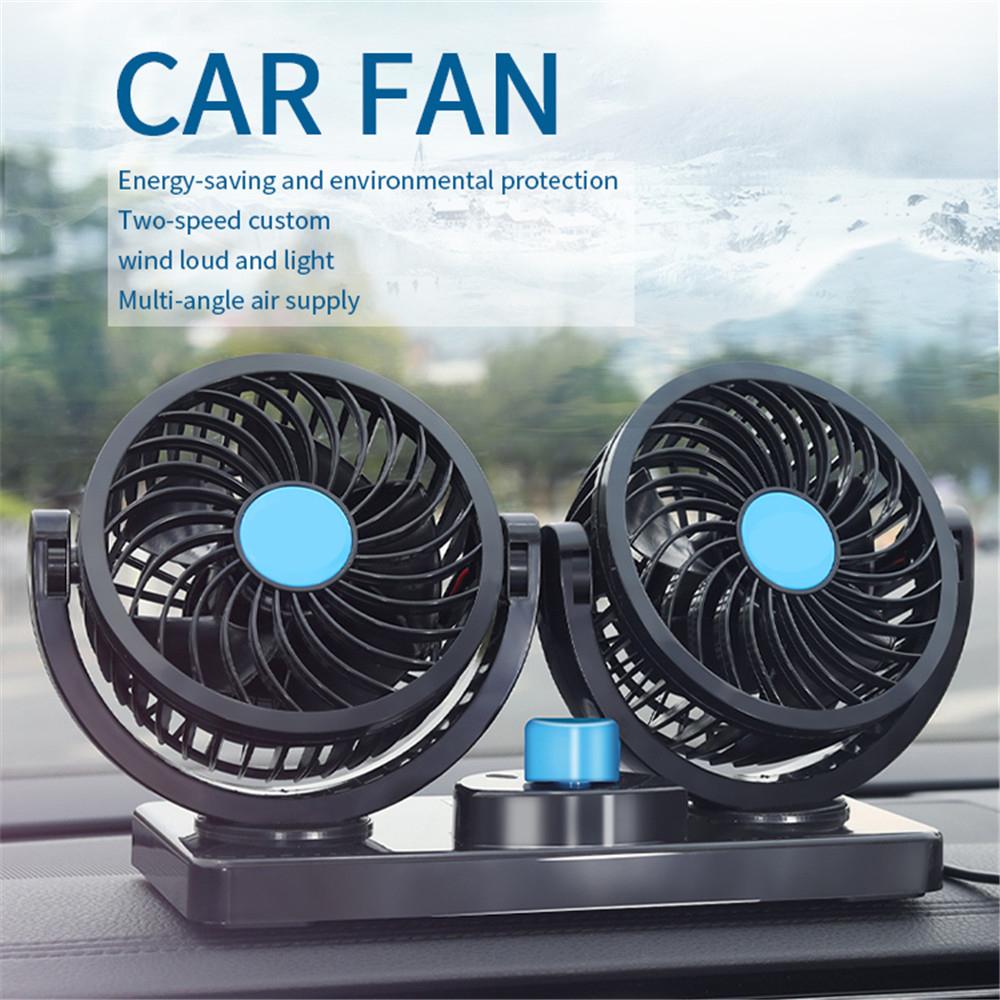 Cheap Car Auto Cooler Air Fan Car Fan Accessories Air Cooling Dual Head