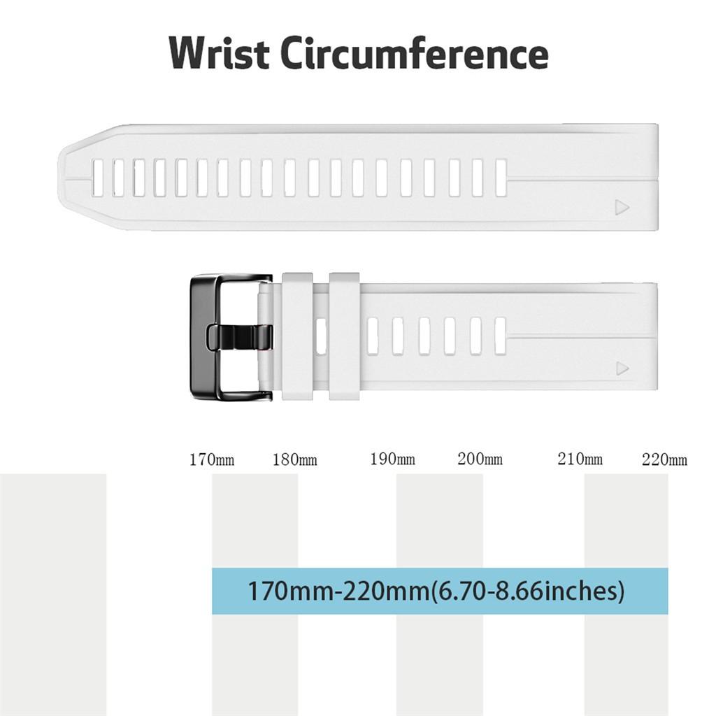 Satın alın (profiteer)Silicone Quick Release Watch Band Wrist Strap