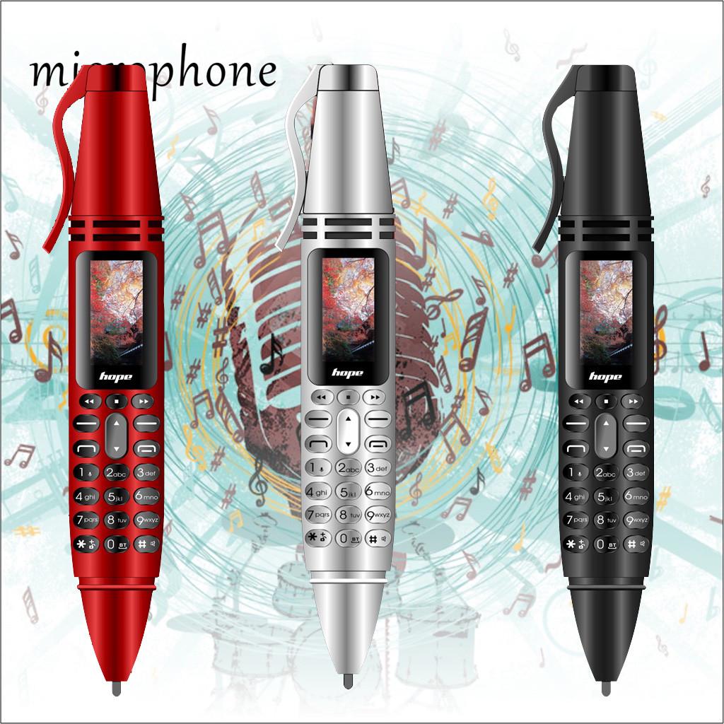 Cheap Pen Mini Cellphone GSM Dual SIM Camera Flashlight Bluetooth