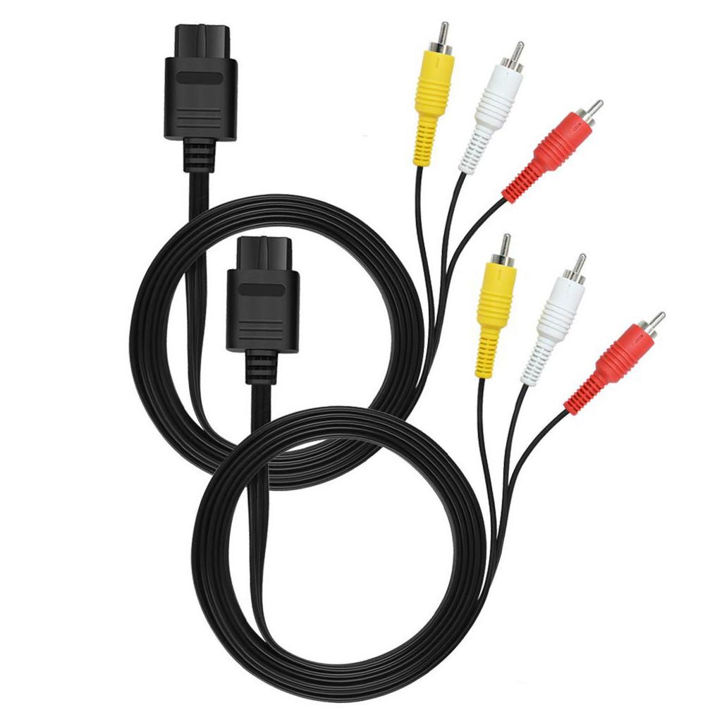 Buy Alpexe 2 Pack N64 AV Audio Video Cable for Nintendo 64 TV Game/Snes