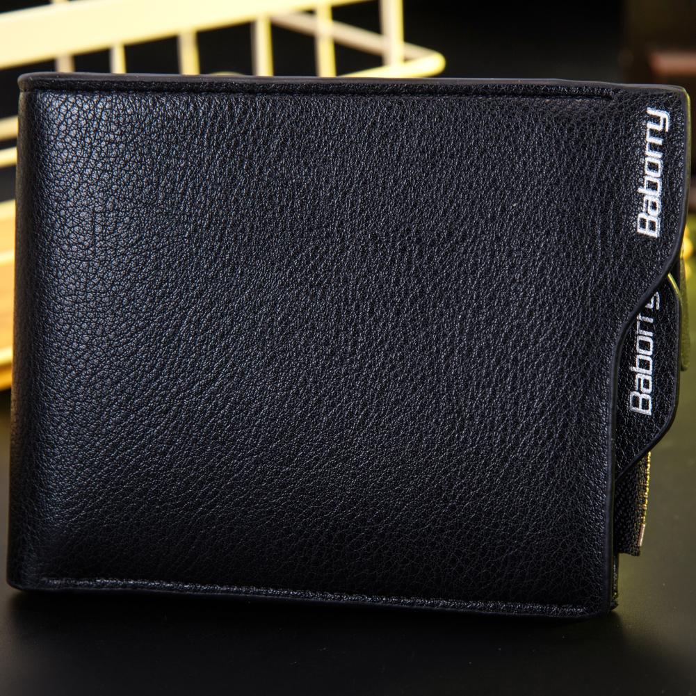 Cheap RFID Theft Protect Wallets New Men's Classic Leather Pockets