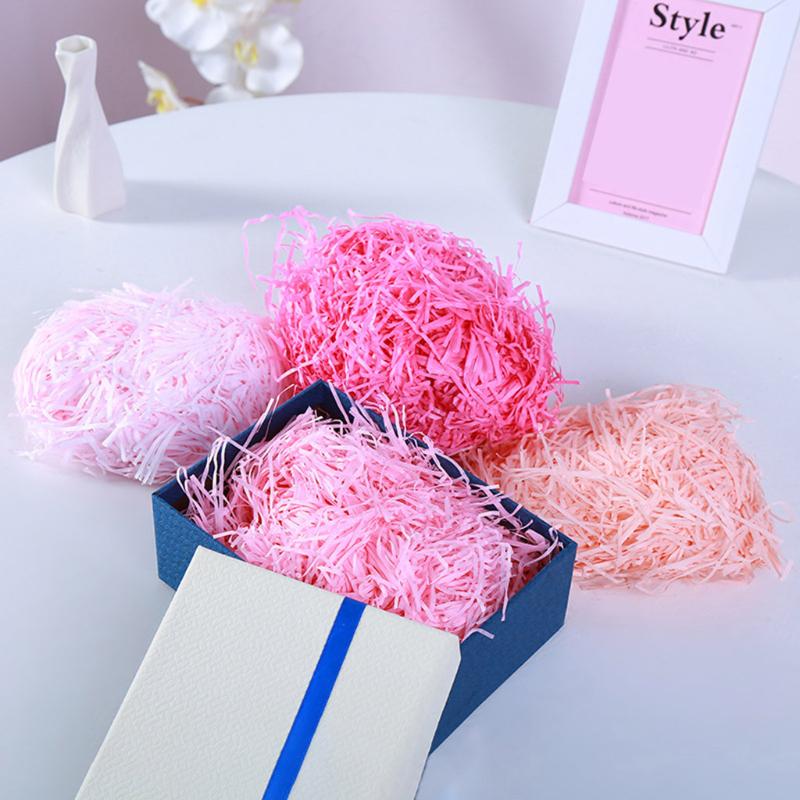 Köp DIY Paper Raffia Shredded Crinkle Paper Confetti Gift Box Filling Material Decor Joom
