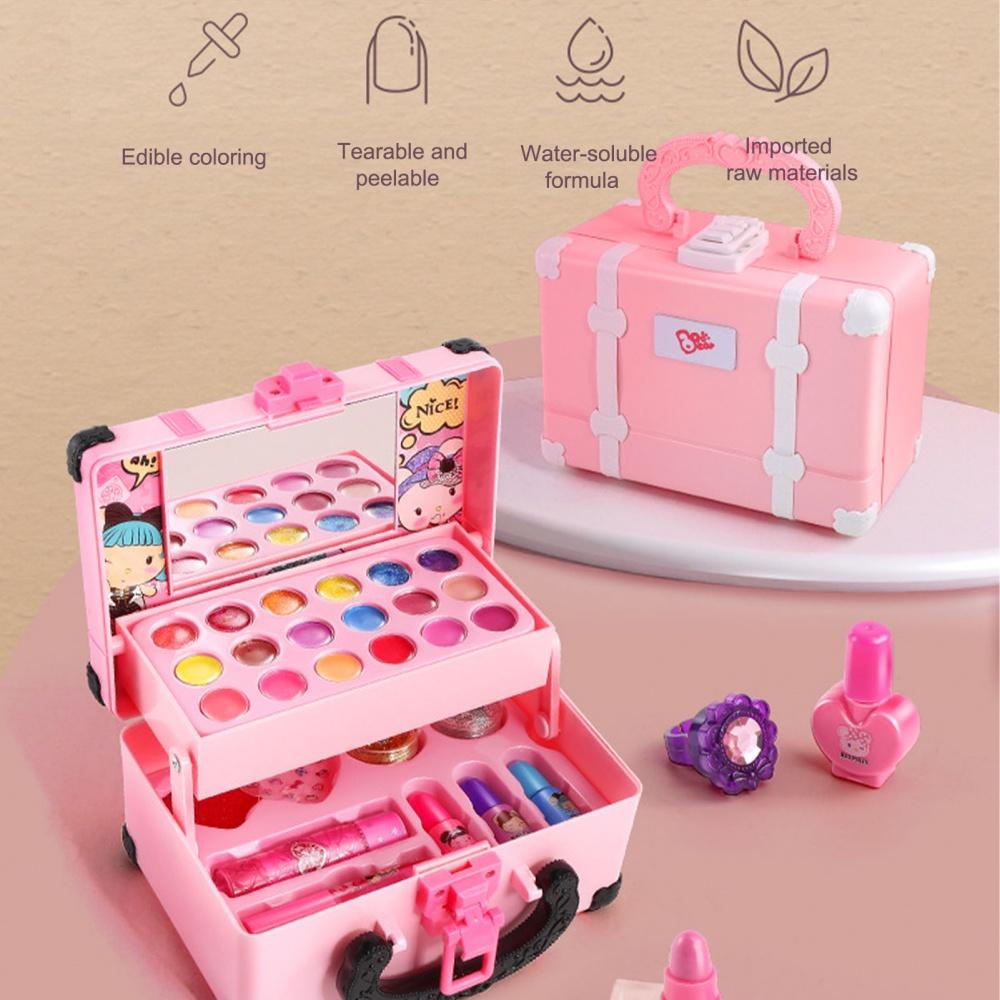 Satın alın 32PCS Kids Makeup Toys, Girls Real Makeup Kit, Washable Non