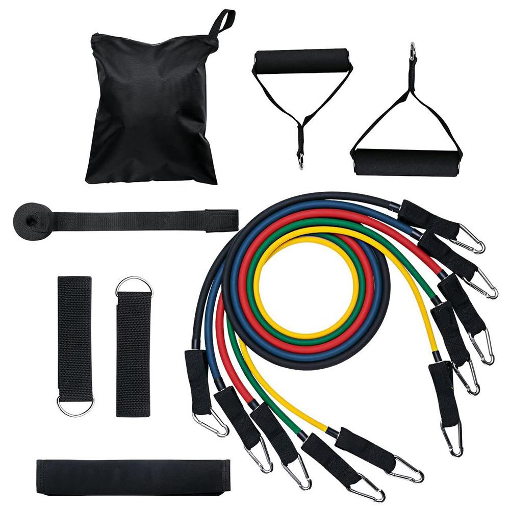 Buy Resistance Bands Set (11pcs) Exercise Bands with Door Anchor