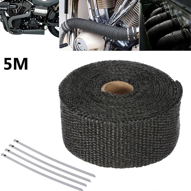 Auto Parts & Accessories 15 METERS TITANIUM HEAT WRAP EXHAUST