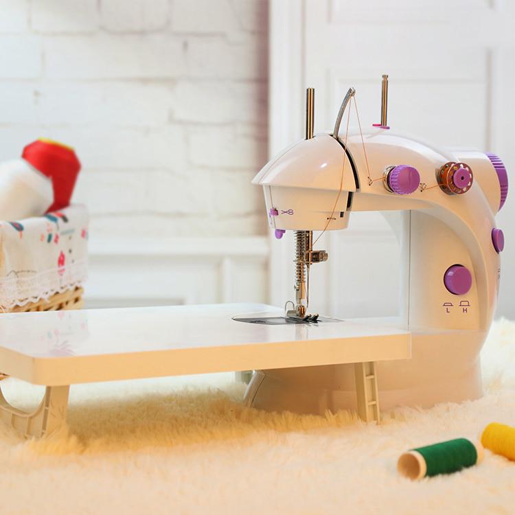 Buy Electric Mini Sewing Machine for Home Hand Machine To Sew 110/220V