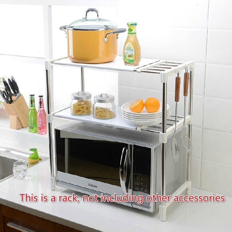 Buy Multifunctional Microwave Oven Stainless Steel Shelf Storage Rack