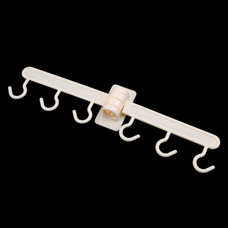 Buy Rotatable Glue Hook Kitchen Wall Door Hook Bathroom Nailfree Wall