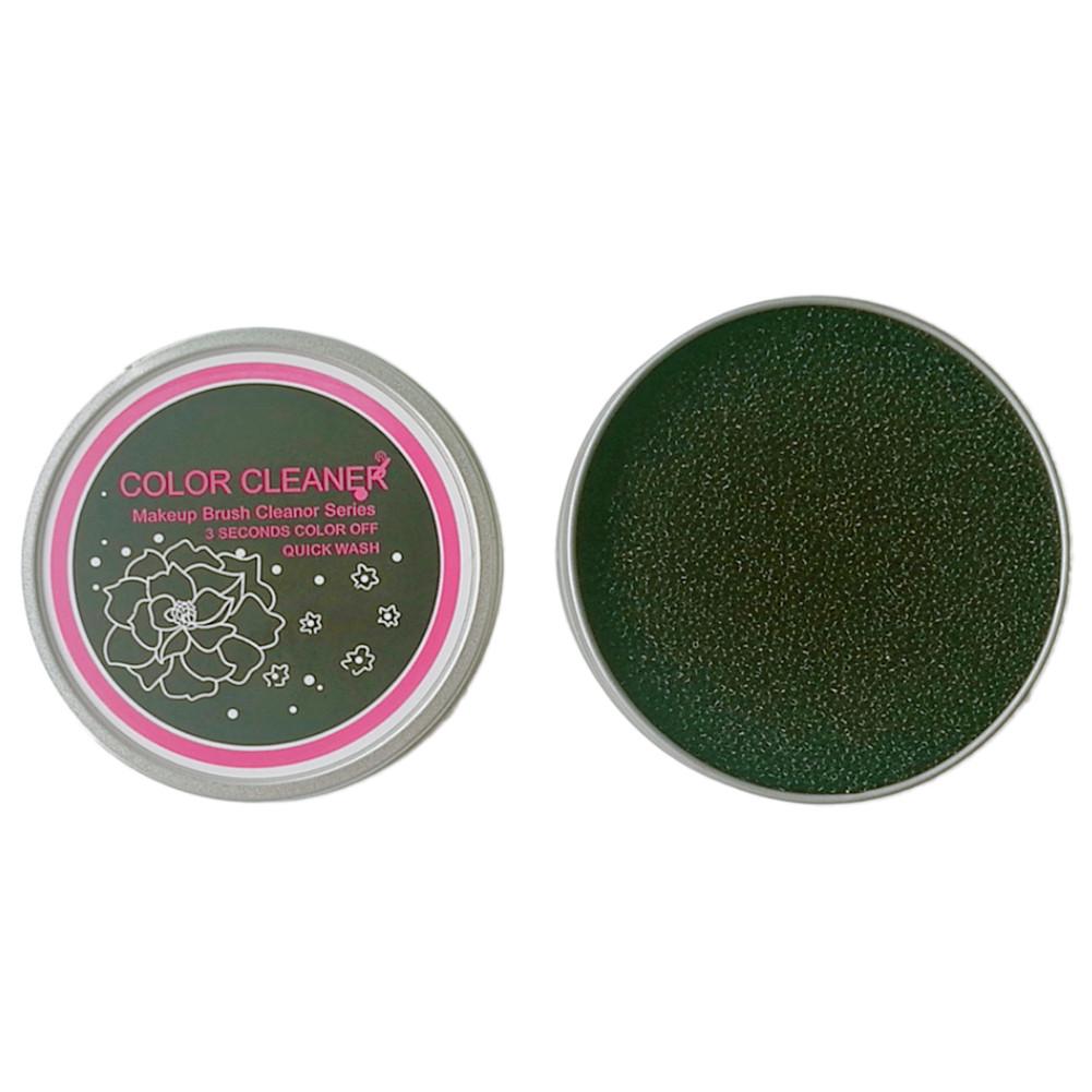 Buy Sponge Cleaning Box Cosmetic Brush Cleaner Makeup Brush Cleaner Tin