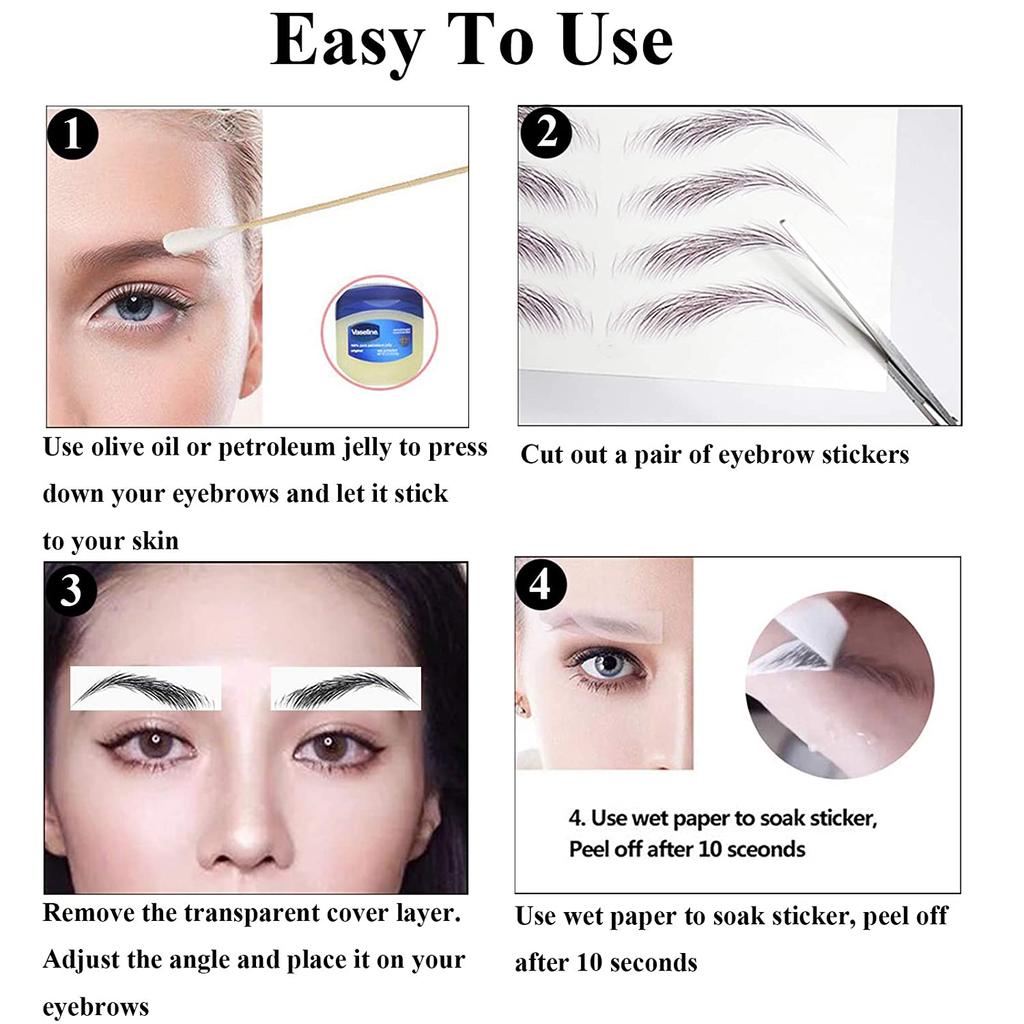 Buy Lasting Brow stickers Eyebrow Tattoo Sticker False Eyebrows
