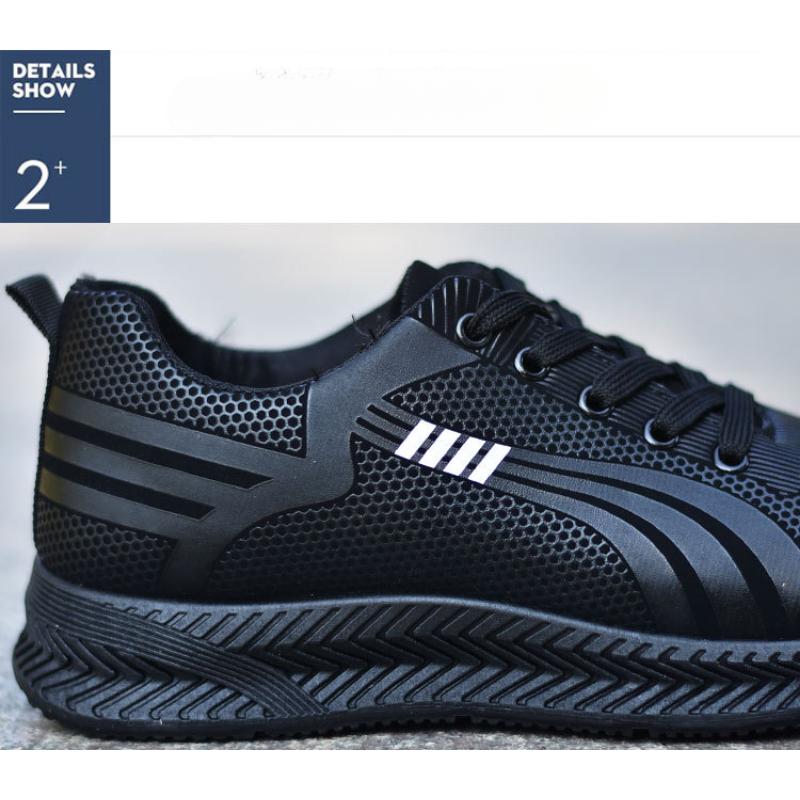 Cheap Nonslip Men's Leather Upper Shoes Waterproof Sneakers Soft