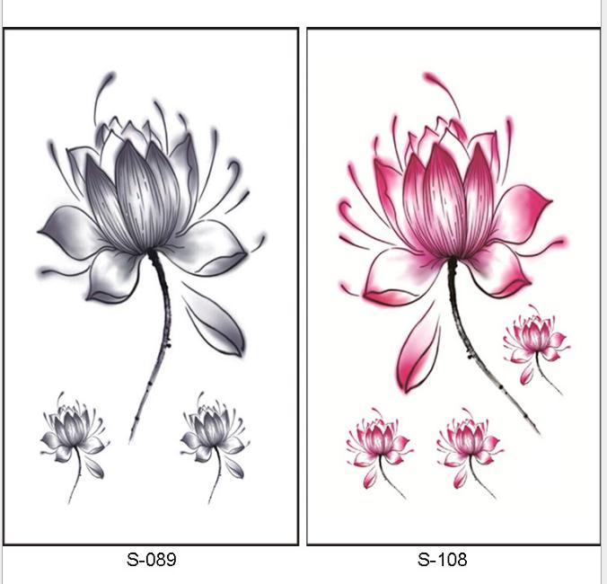 Tattoo Black Sexy Lotus Tattoo Sticker Waterproof Paper Floral Body Art Temporary Body Sticker Günstig Kaufen — Preis, Kostenlose Lieferung, Echte Bewertungen Mit Fotos — Joom 650_x_676_jpg