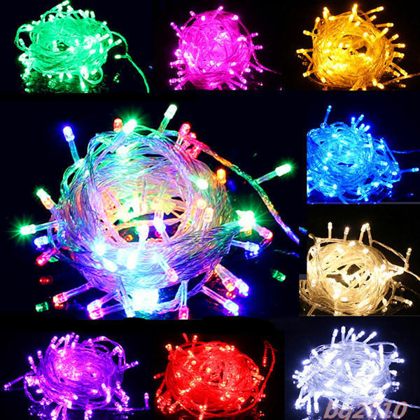 Buy 10M 100 LED Christmas Tree Fairy Colorful String Party Wedding