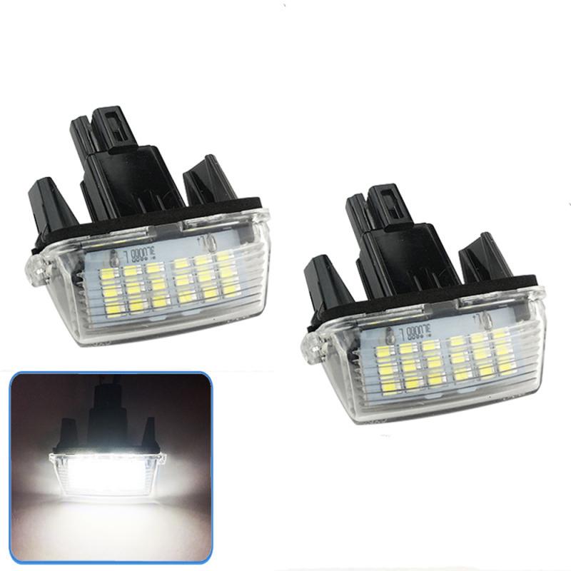 Buy 2pcs/set Led Licence Number Plate Lamp Light for Toyota Camry/YARIS