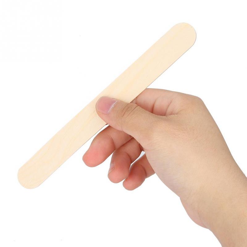 Buy 50pcs Wooden Wax Spatula Tongue Depressor Disposable Facial Mask